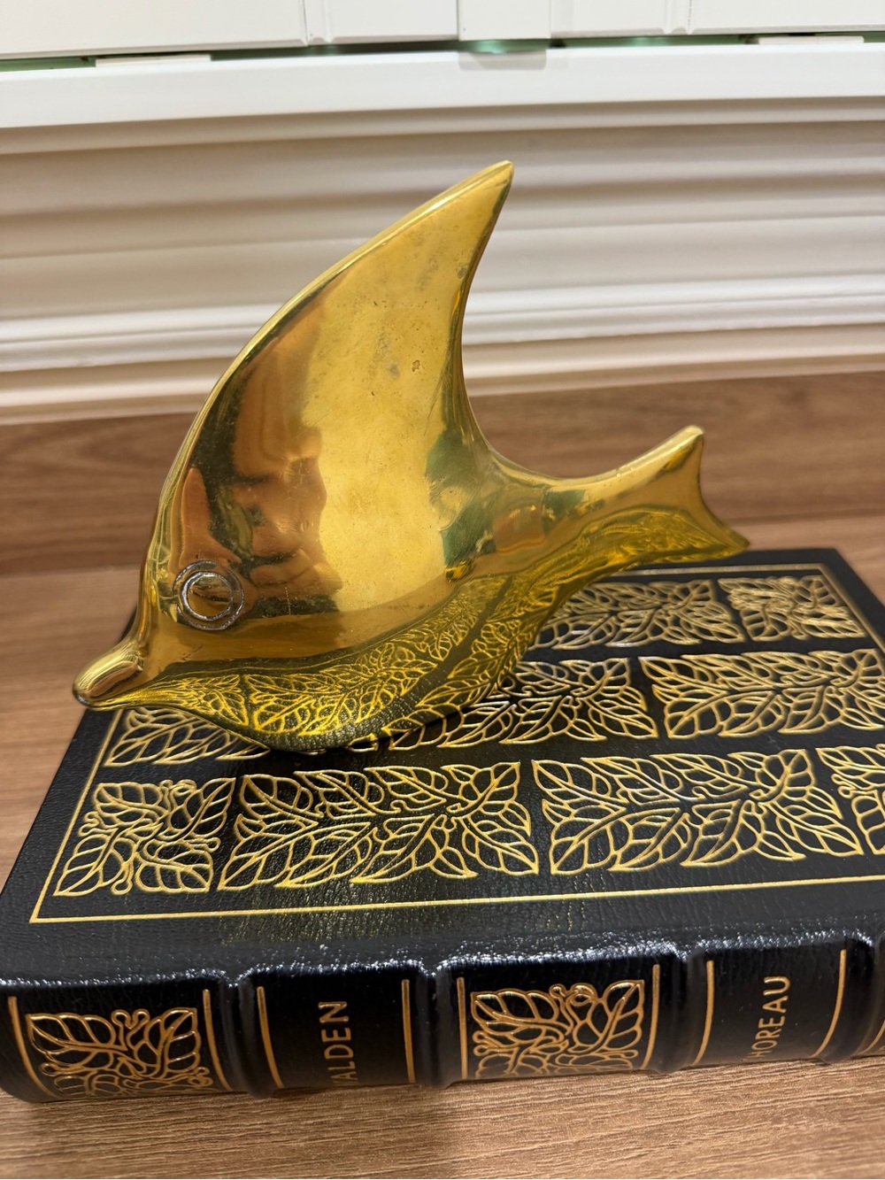 Large Brass Angel Fish